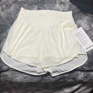 Lululemon Athletica Women's White Athletic Shorts
